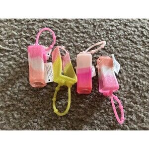 NWT Bath And Body Works Pocketbac Sanitizer Cases Covers Lot Of 4 *old Style*